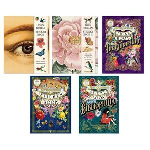 Vintage Sticker Collection 5-Book Bundle - Premium Designer Sets